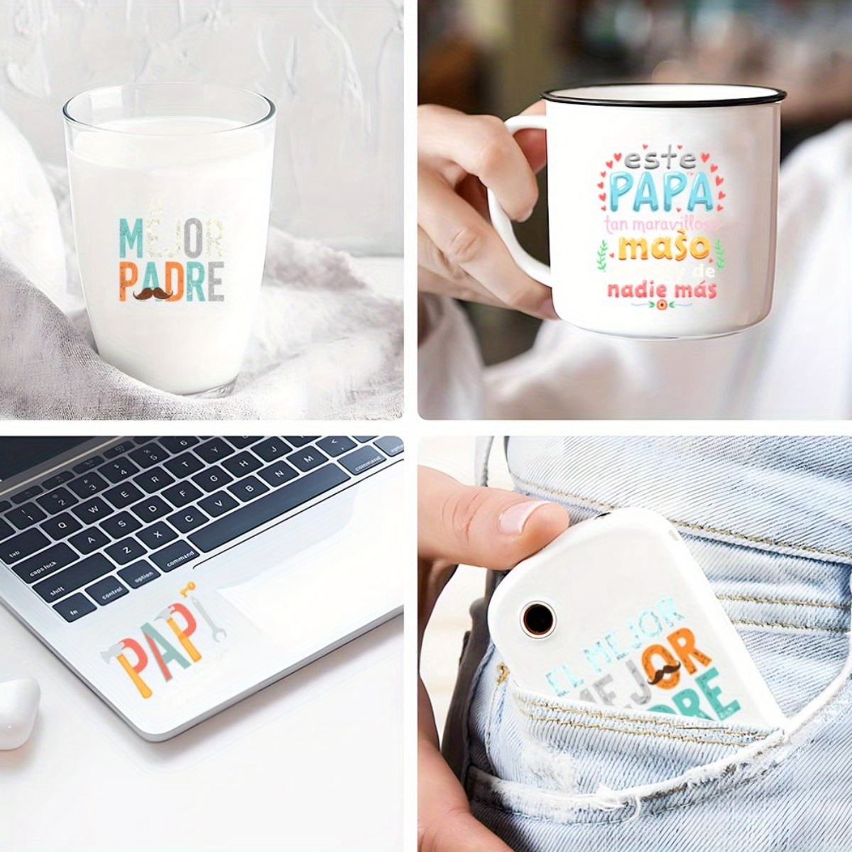 24Pcs/Set Father's Day Quotes  - Rdta Tank Glass recensie en prijs