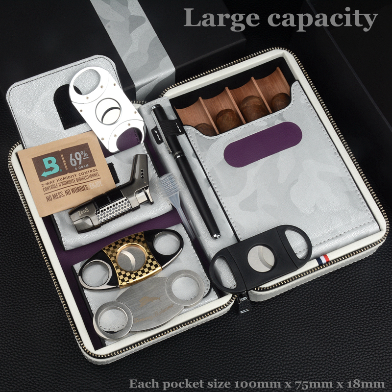 Leather Travel Cigar Case Hold - Vape Ring recensie en prijs