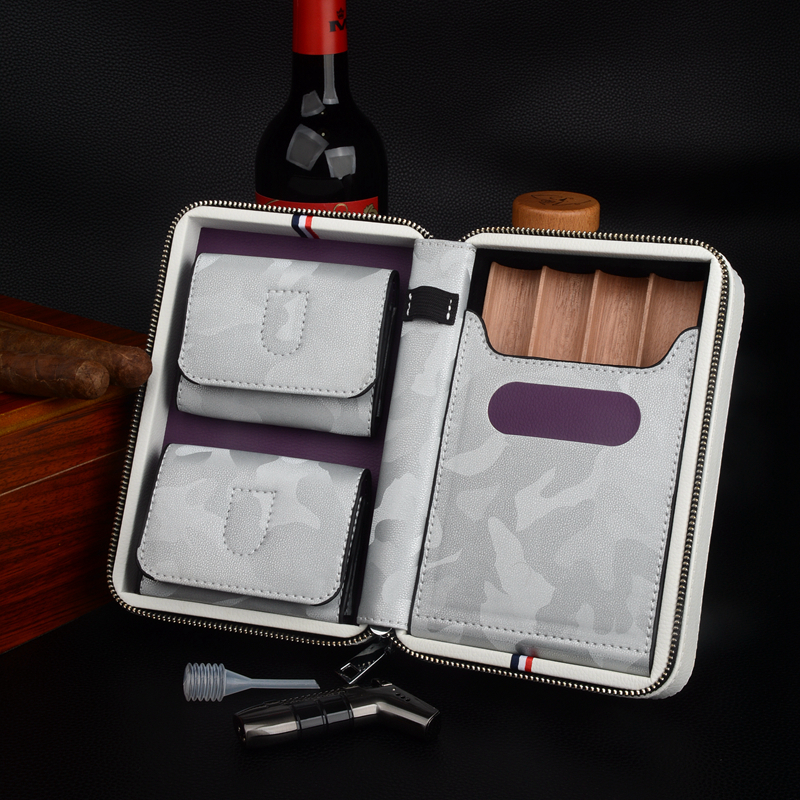 Leather Travel Cigar Case Hold - Vape Ring recensie en prijs