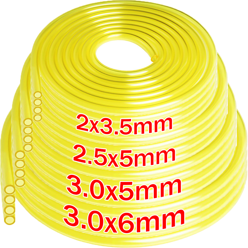 Yellow Fuel Line Hose Set 2x3. - Weed Vaping Accessories recensie en prijs
