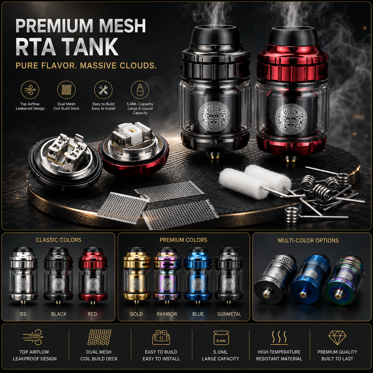 810 drip tips Vape rta RTA for - Vape Coil Replacement recensie en prijs