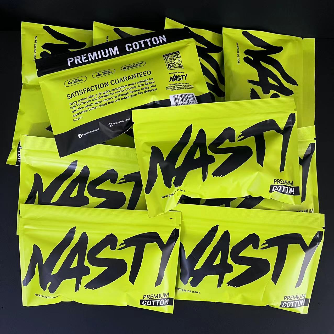 10/5 x Bag NASTY Cotton Long F - Cotton Wick Organic recensie en prijs
