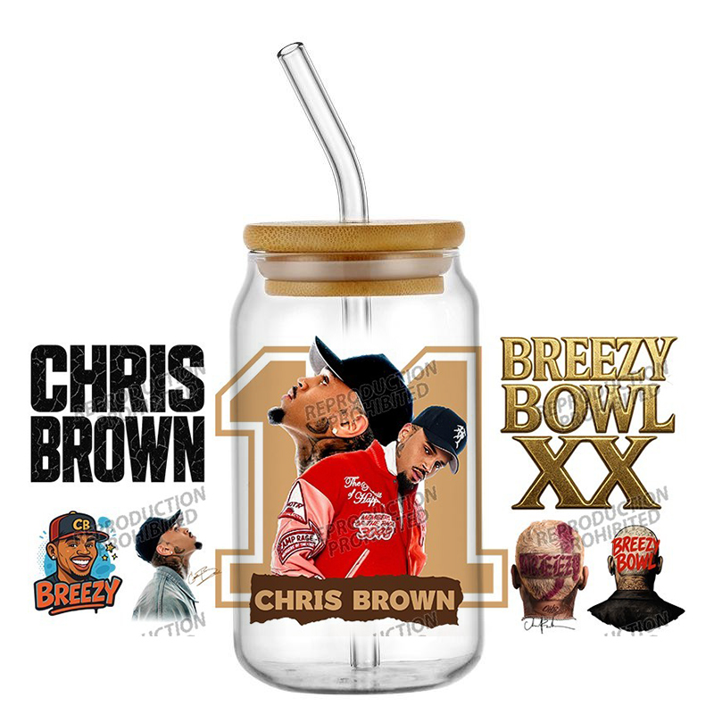 New Popular Singer Chris Brown - Rdta Tank Glass recensie en prijs