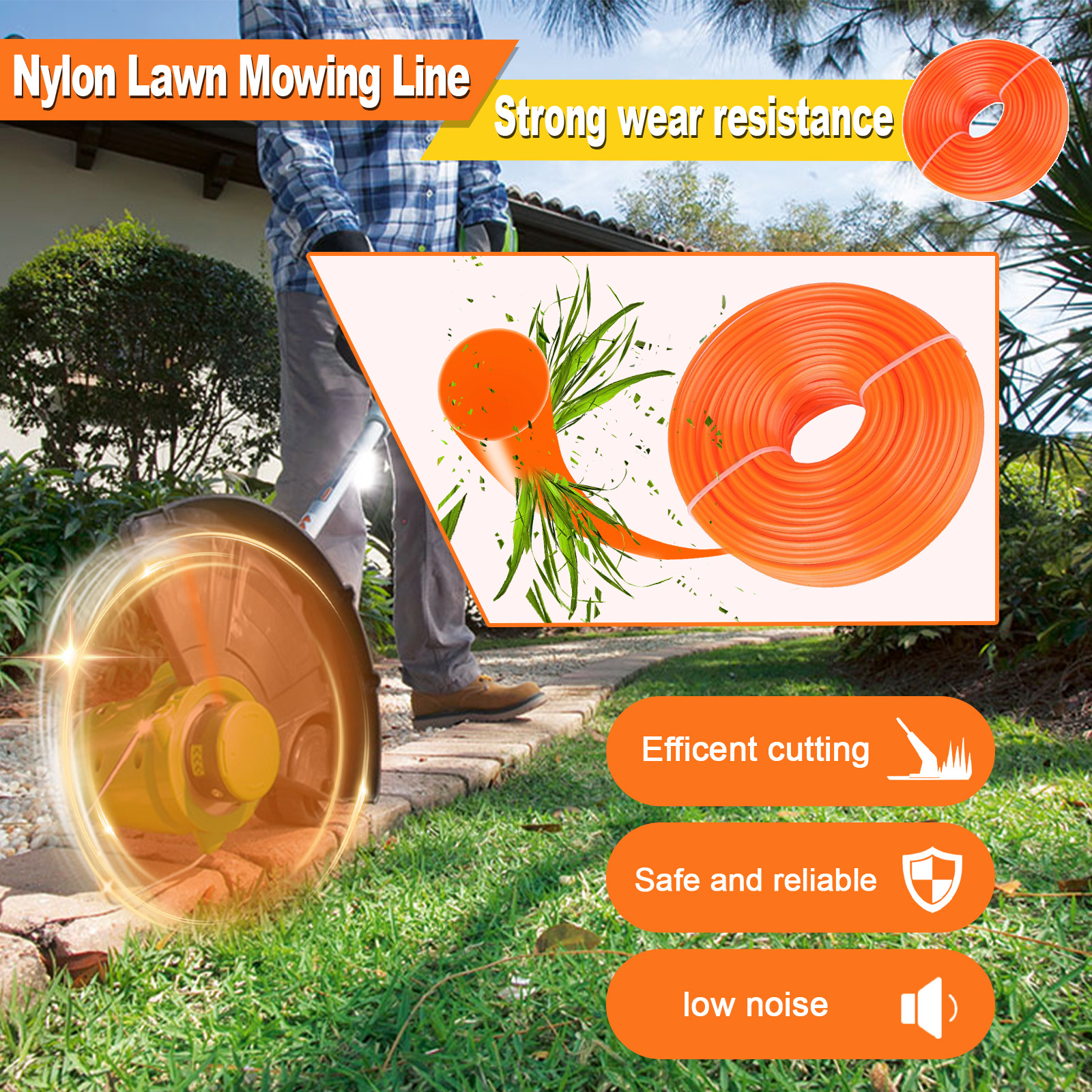 1.6mm～3mm*15M Round Nylon Trim - Dry Herb Vaping Accessories recensie en prijs