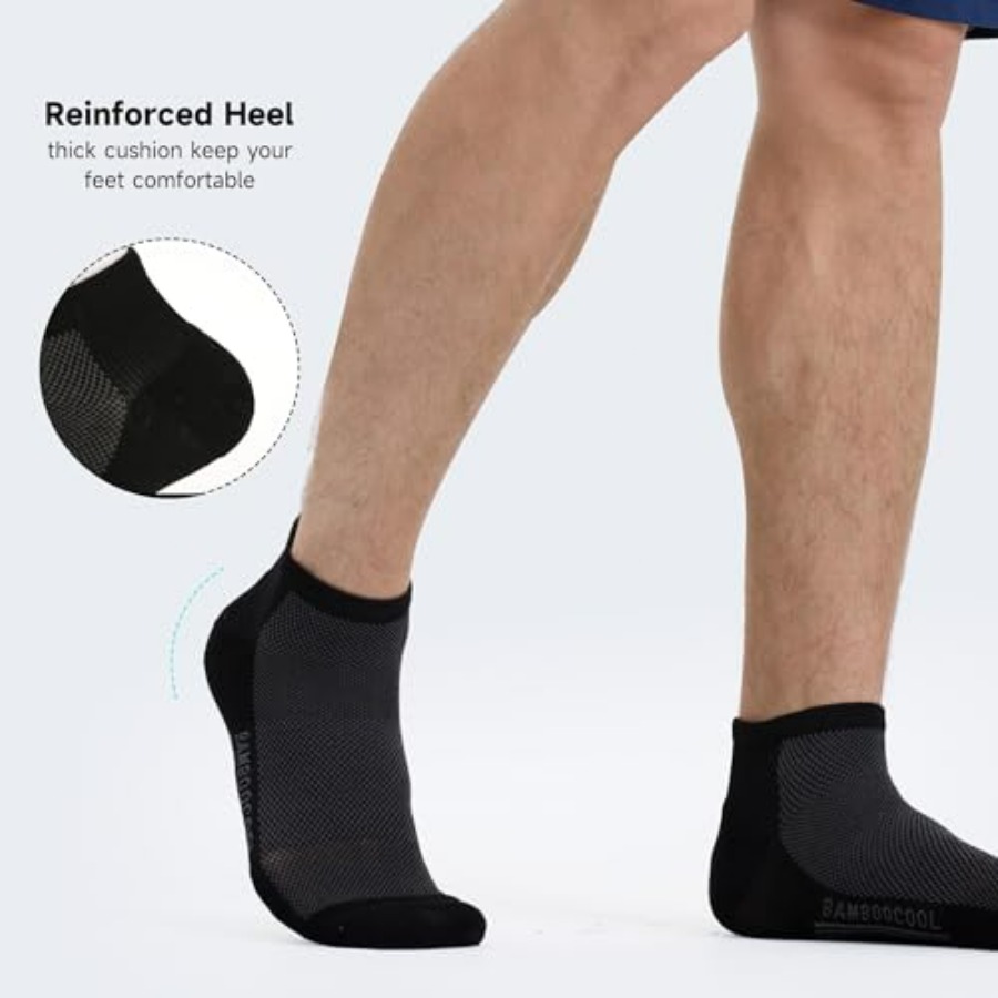 BAMBOO COOL Men's Athletic Ank - Cotton Wick Organic recensie en prijs