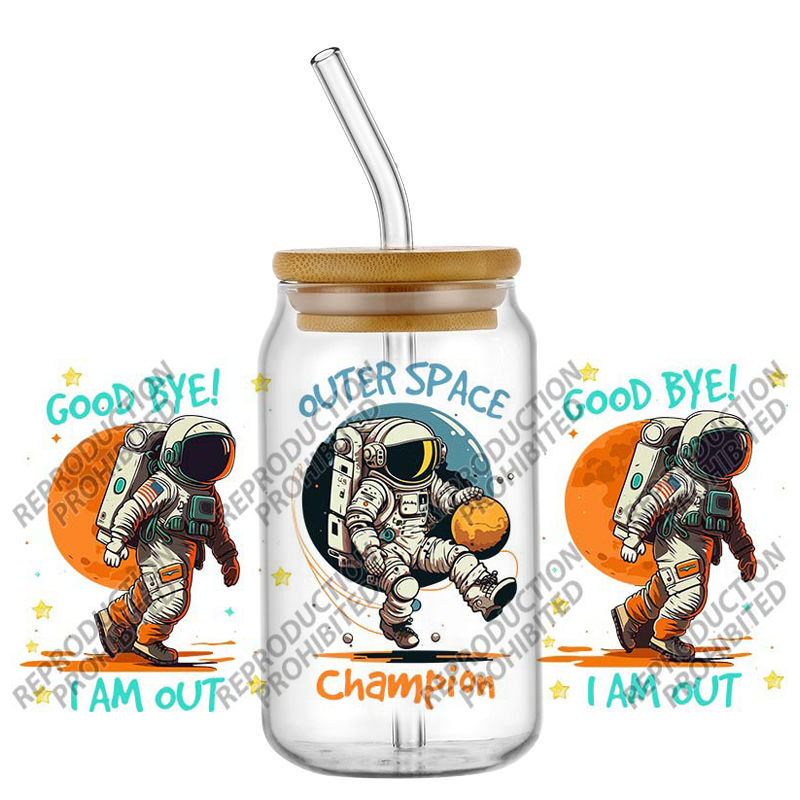 Space Astronaut UV DTF Wraps,  - Rdta Tank Glass recensie en prijs
