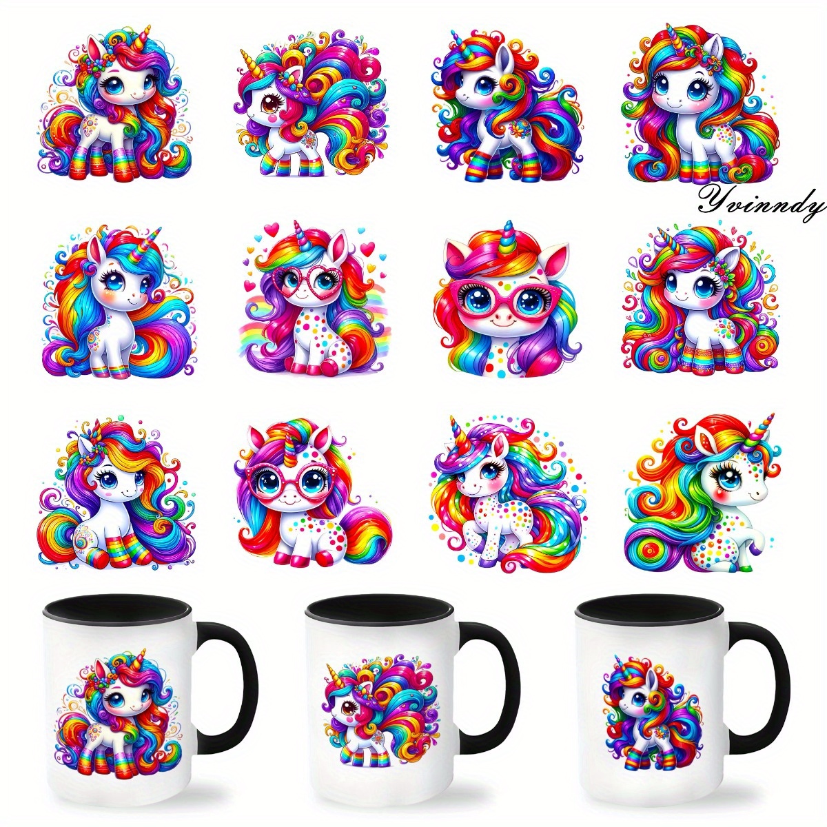 12Pcs/Set Unicorn DIY Glass Ja - Rdta Tank Glass recensie en prijs