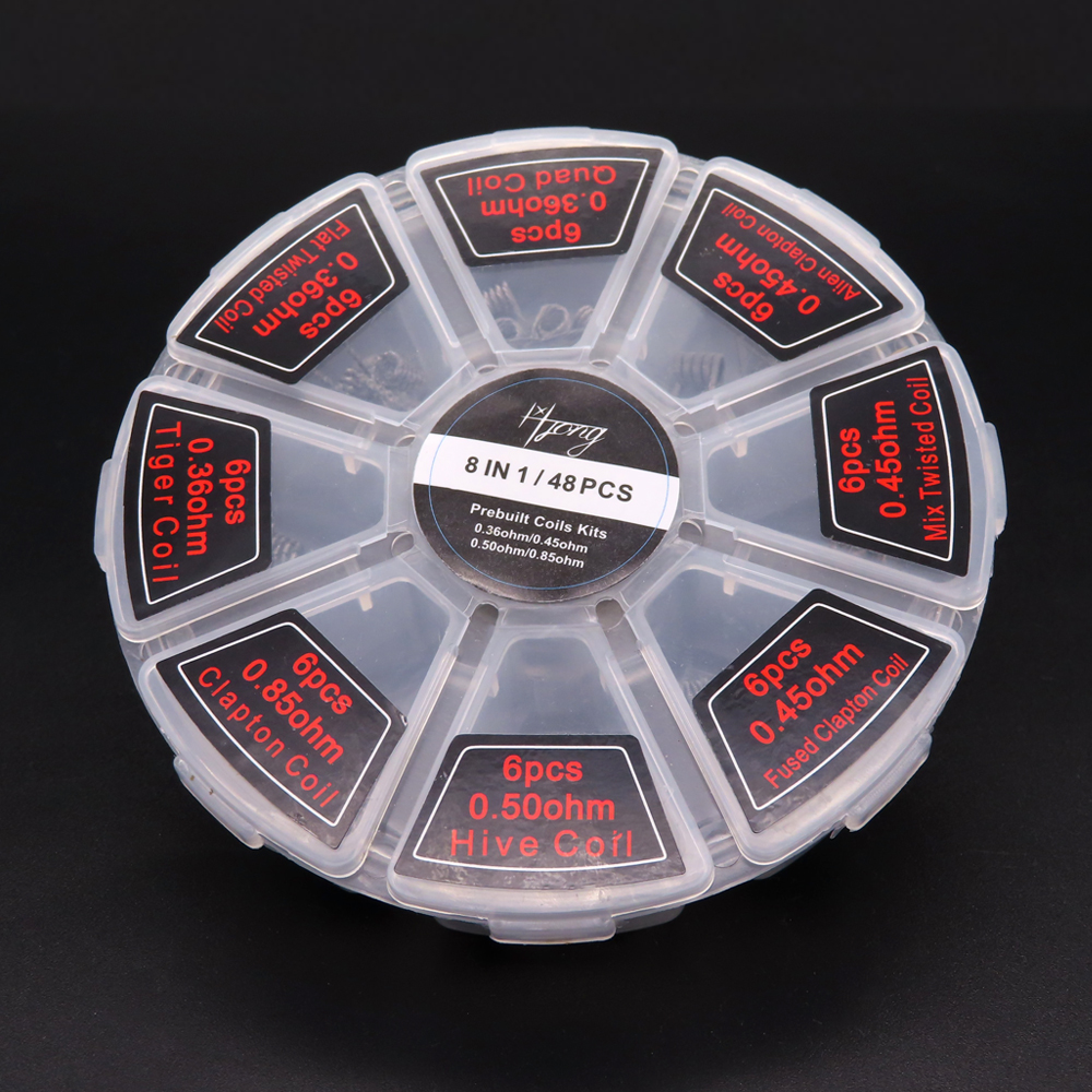 48pcs/set Premade Coils RTA RD - Vaping Area recensie en prijs