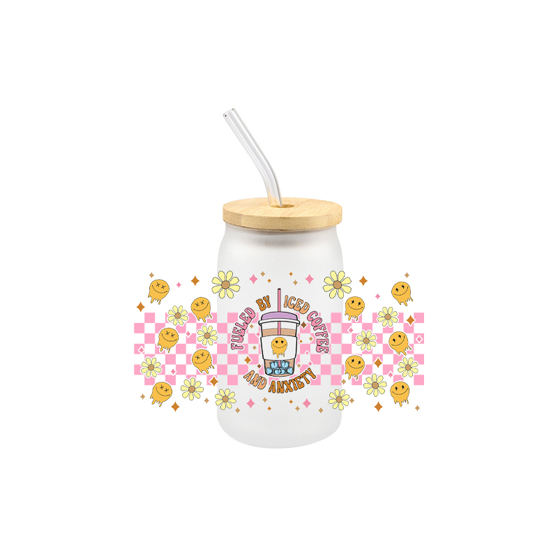 Cartoon 16OZ UV DTF Cup Wraps  - Rdta Tank Glass recensie en prijs