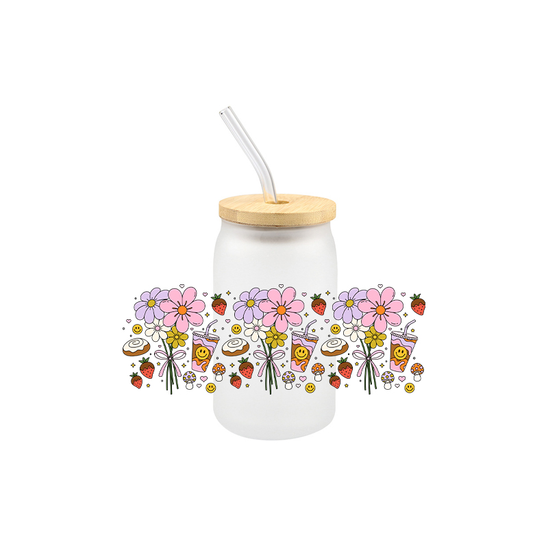Cartoon 16OZ UV DTF Cup Wraps  - Rdta Tank Glass recensie en prijs