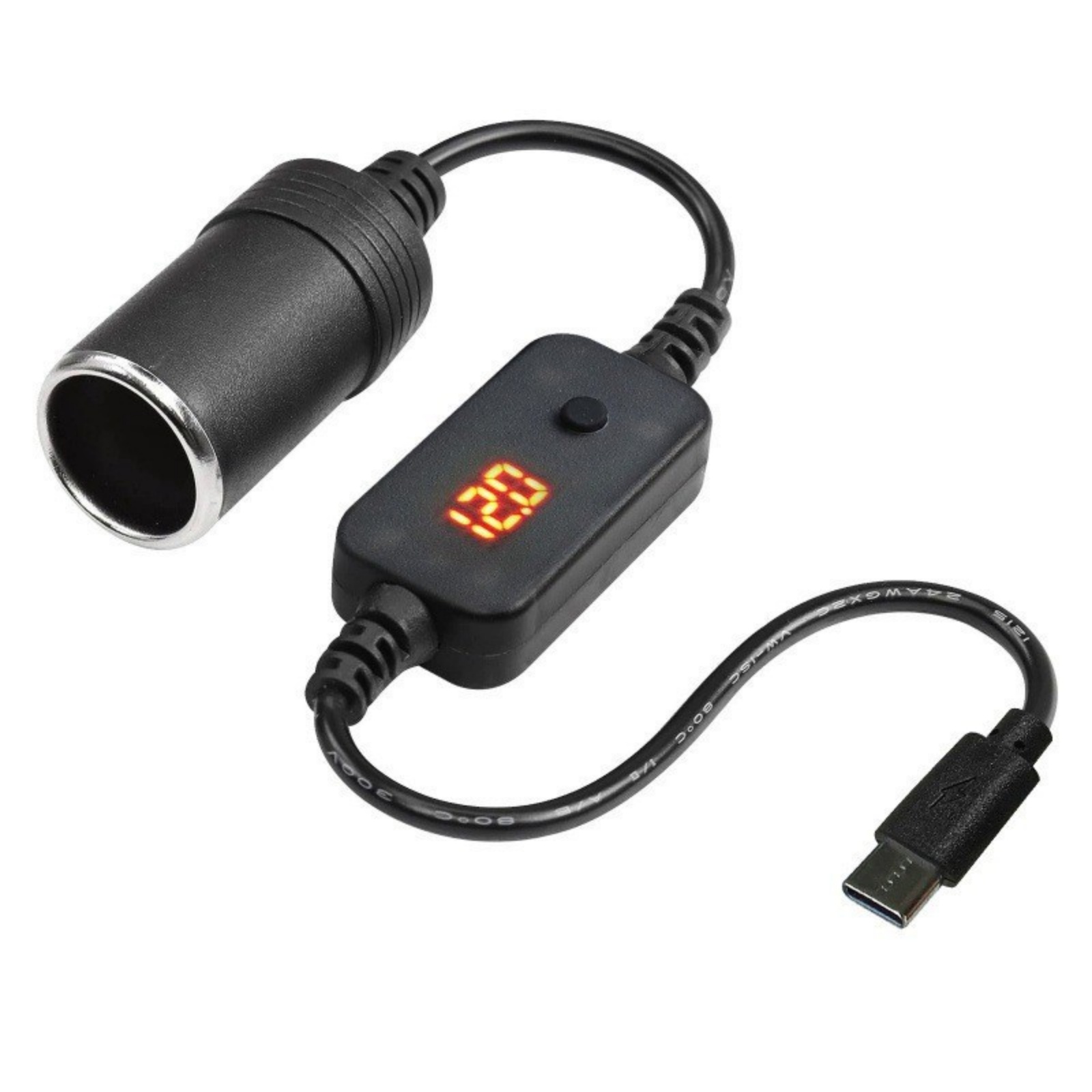 1Pc USB-C to 12V Car Cigarette - Accessories Experts Vape recensie en prijs